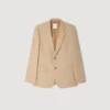 Anzugjacke aus Wolle