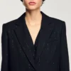 Anzugjacke mit Pailletten