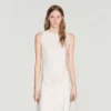 Asymmetrisches Kleid in Satin-Optik