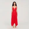Asymmetrisches Maxikleid