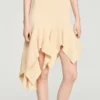 Asymmetrisches Strickkleid