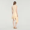 Asymmetrisches Strickkleid