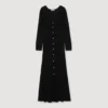 Ausgefallenes Strick-Maxikleid