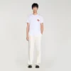 Baumwoll-T-Shirt mit gesticktem Pferd