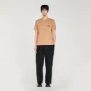 Baumwoll-T-Shirt mit gesticktem Pferd