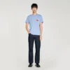Baumwoll-T-Shirt mit gesticktem Pferd