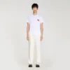 Baumwoll-T-Shirt mit gesticktem Pferd