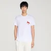 Baumwoll-T-Shirt mit gesticktem Pferd