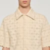 Baumwollhemd mit Broderie Anglaise
