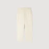 Baumwollhose mit weitem Bein