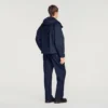 Baumwolljacke mit Kapuze und Reissverschluss