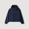 Baumwolljacke mit Kapuze und Reissverschluss