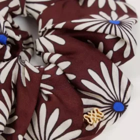 Bedrucktes Seiden-Scrunchie