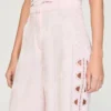 Bermuda-Shorts aus Blumen-Jacquard