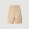 Bermudashorts aus Baumwolle mit Blumen-Details
