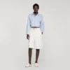 Bermudashorts aus Baumwolle mit weitem Bein