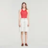 Bermudashorts aus gewaschener Jeans