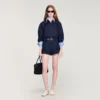 Bestickte Baumwollshorts