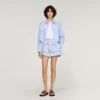 Bestickte Baumwollshorts