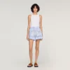 Bestickte Baumwollshorts