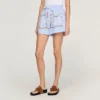 Bestickte Baumwollshorts