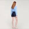 Bestickte Baumwollshorts