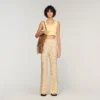 Blumenmuster-Hose