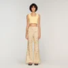 Blumenmuster-Hose