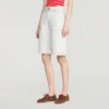 Bermudashorts aus gewaschener Jeans