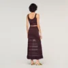 Crop-Top aus Pointelle-Strick
