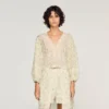 Crop-Top mit Blumenmuster