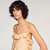 Crop-Top mit Blumenprint