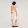 Crop-Top mit Blumenprint