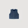 Crop-Top mit Pailletten