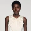 Crop-Top mit Satin-Schleife