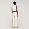 Crop-Top mit Satin-Schleife