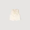 Crop-Top mit Satin-Schleife