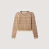 Dekorative Strickjacke