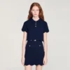 Dekorativer Strickpullover mit Rollkragen
