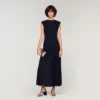 Drapiertes Maxikleid
