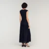 Drapiertes Maxikleid