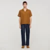 Durchbrochenes Mesh-Hemd