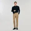 Elastische Hose mit geradem Bein