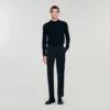 Elastische Hose mit geradem Bein