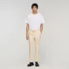 Elastische Hose mit geradem Bein