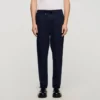Elastische Hose mit geradem Bein