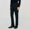 Elastische Hose mit geradem Bein