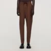 Elastische Hose mit geradem Bein