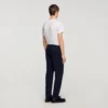 Elastische Hose mit geradem Bein