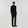 Elastische Hose mit geradem Bein